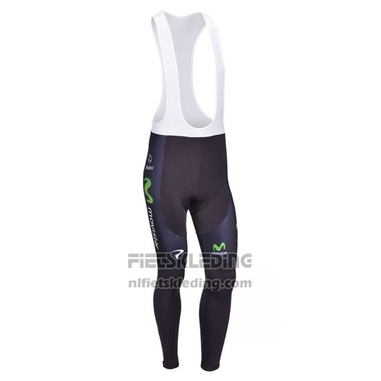 2013 Fietskleding Movistar Lider Wit en Rood Lange Mouwen en Koersbroek